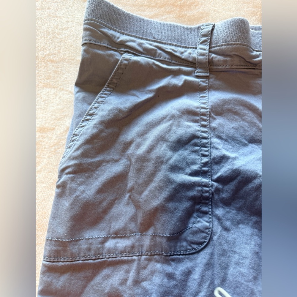 Lee Women's Slate Blue Cargo Bermuda Shorts - Picture 2 of 10